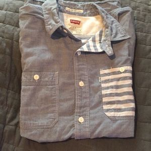 Blue Button Down Levi Shirt